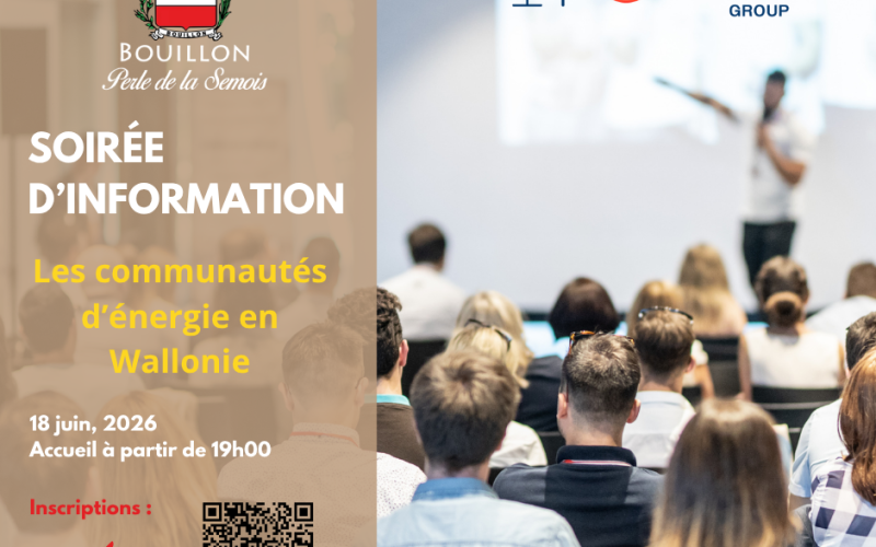 Conférence à Bouillon : comprendre les communautés d’énergie avec Helios Group