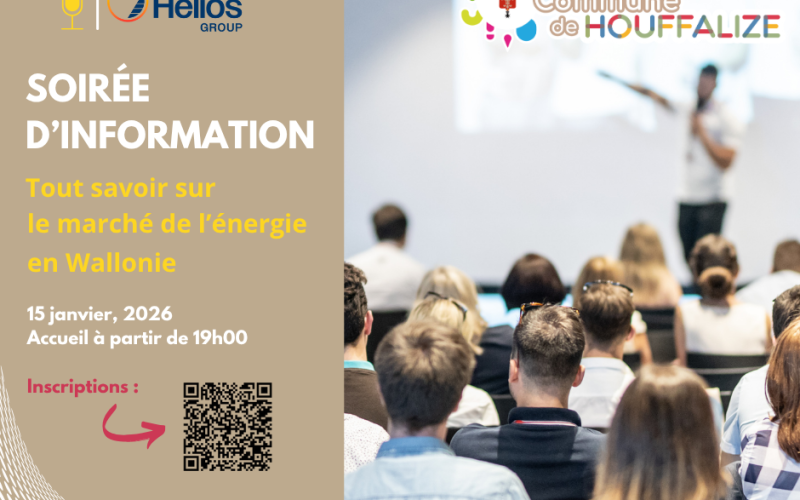 Soirée d’information sur l’énergie en Wallonie à Houffalize le 15 janvier 2026